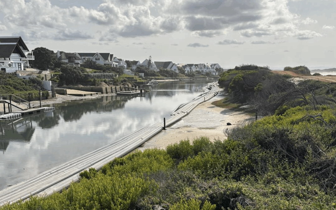 Newsflash From St Francis Property Owners NPC (SRA) – Dredging Pipes Are Being Moved Into Place Along The Ocean Front
