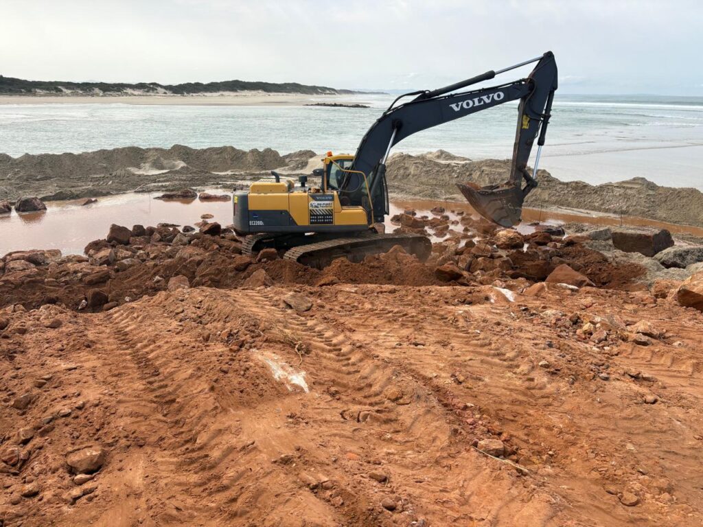 Extension Of The Revetment / Breakwater
